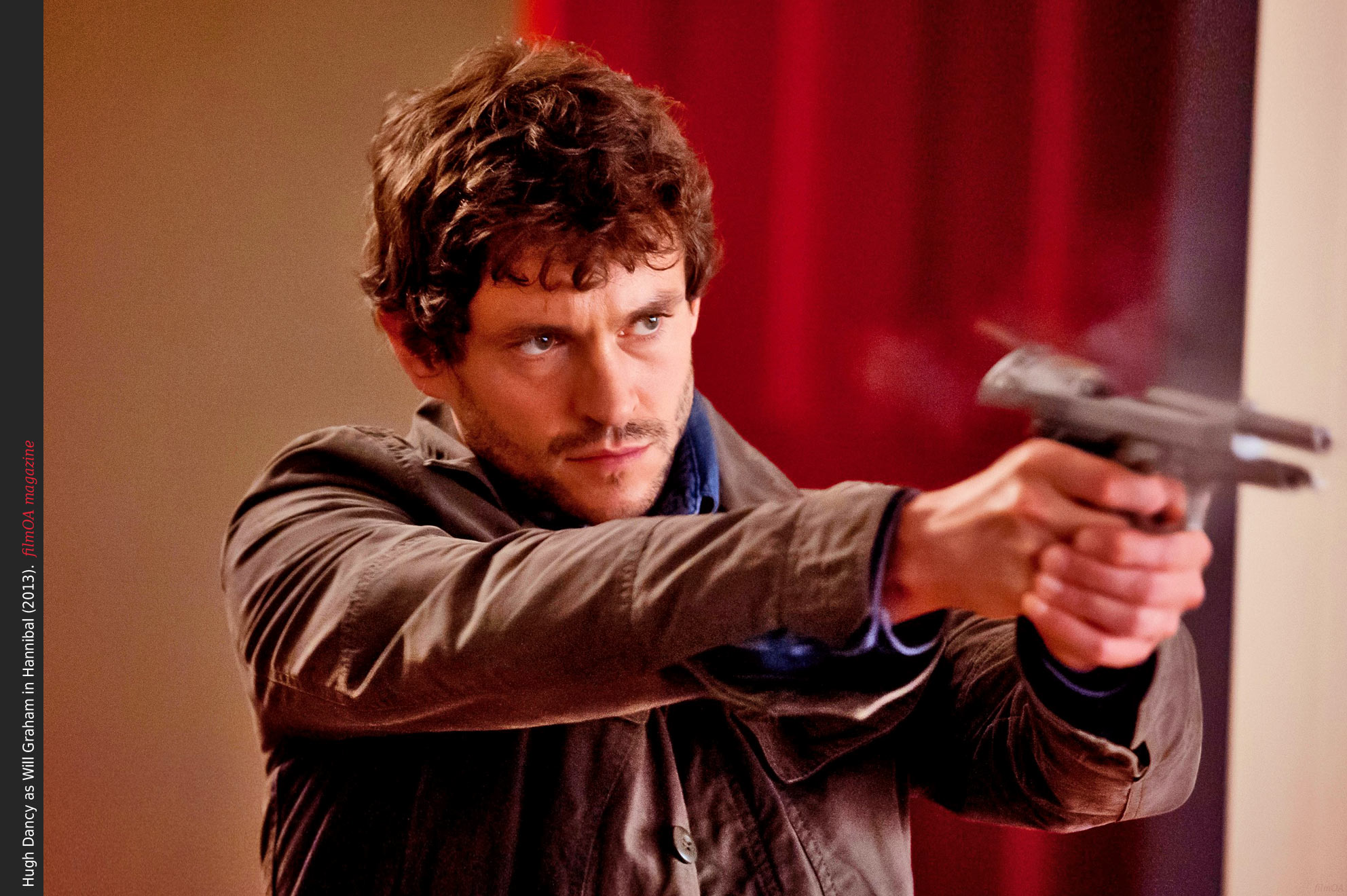 Hugh Dancy gun Hannibal tv Will Graham NBC