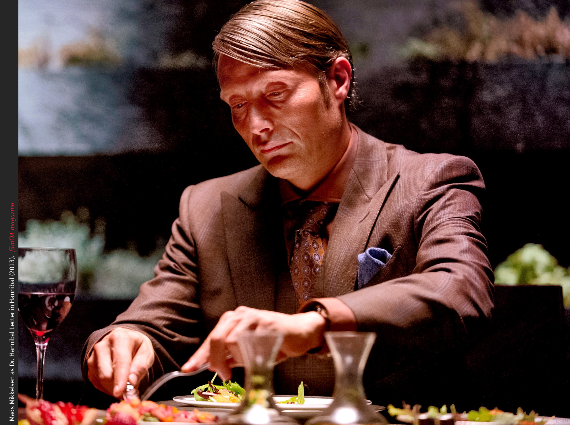 Mads Mikkelsen food eat Hannibal Lecter tv NBC