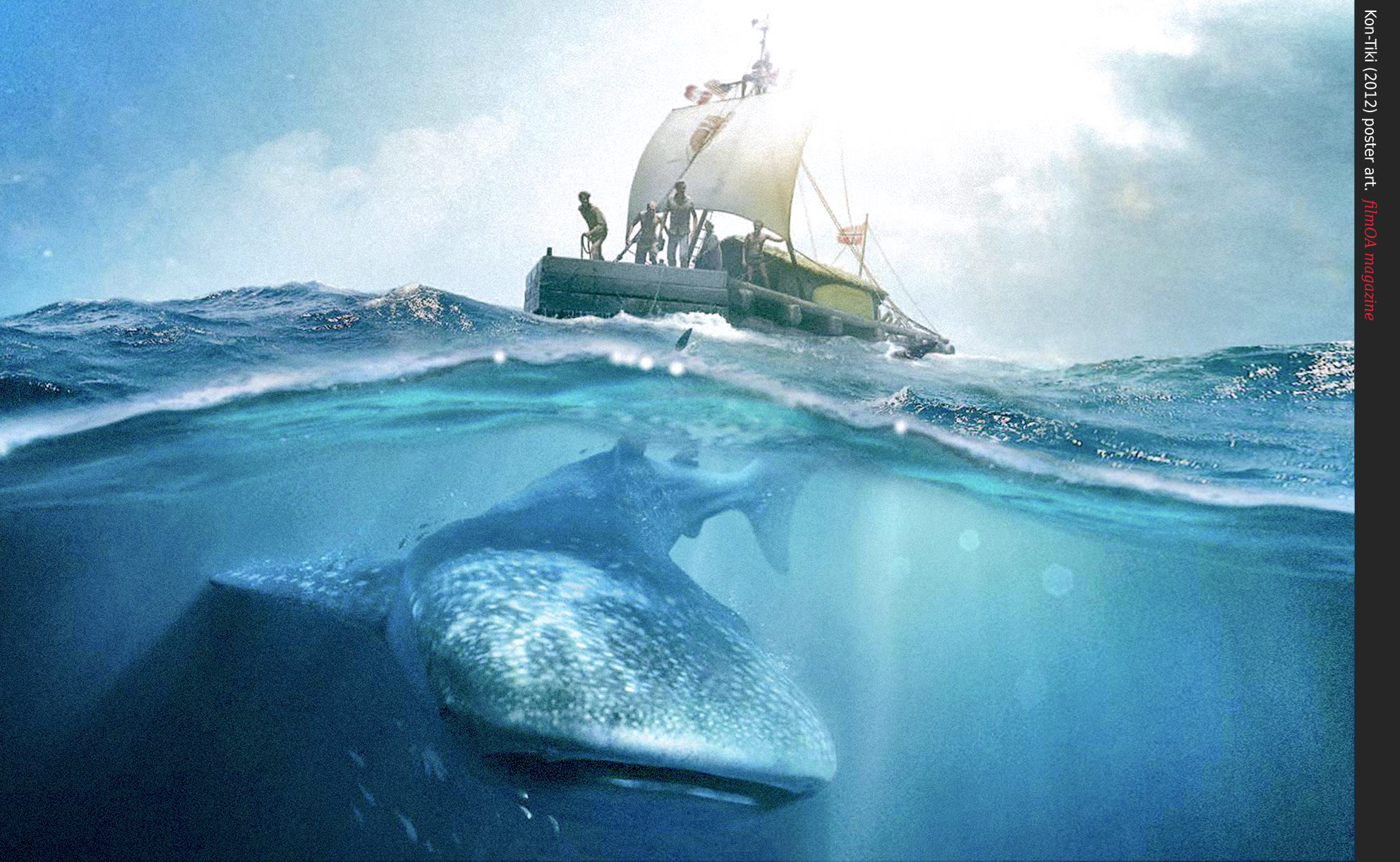 Kon-Tiki film 2012 poster art boat whale sea