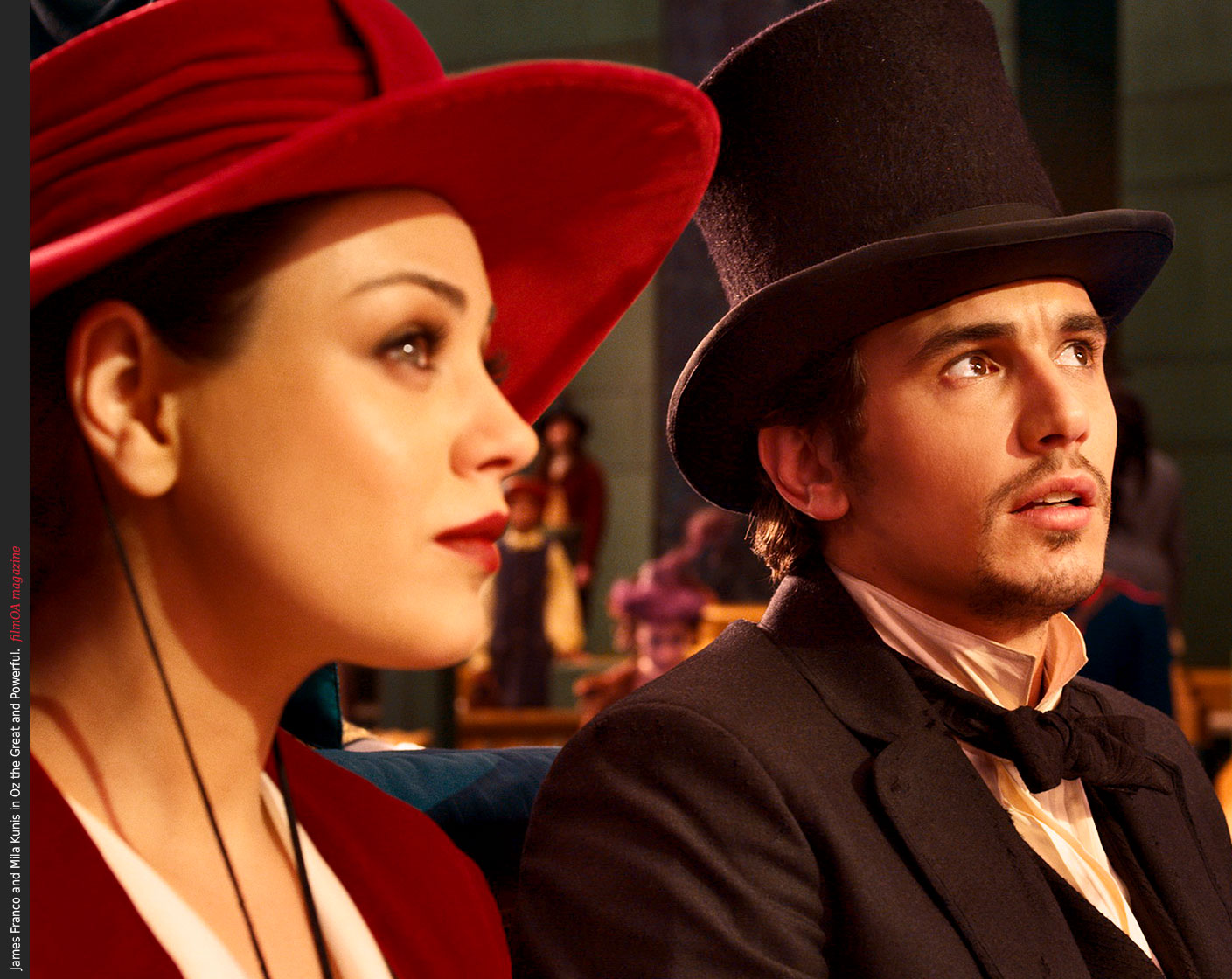 James Franco and Mila Kunis in Oz the Great and Powerful