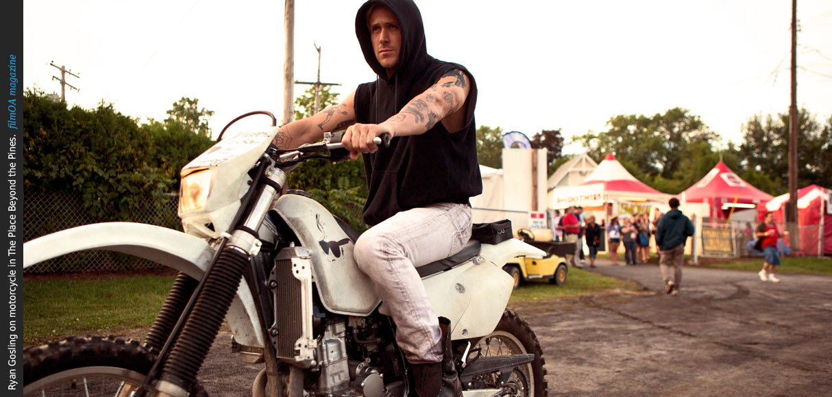 Ryan Gosling motorcycle hoodie Place Beyond the Pines film