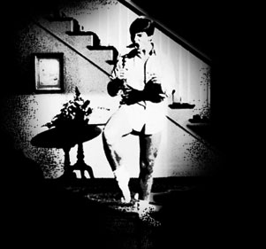 Tom Cruise Risky Business poster icon black and white