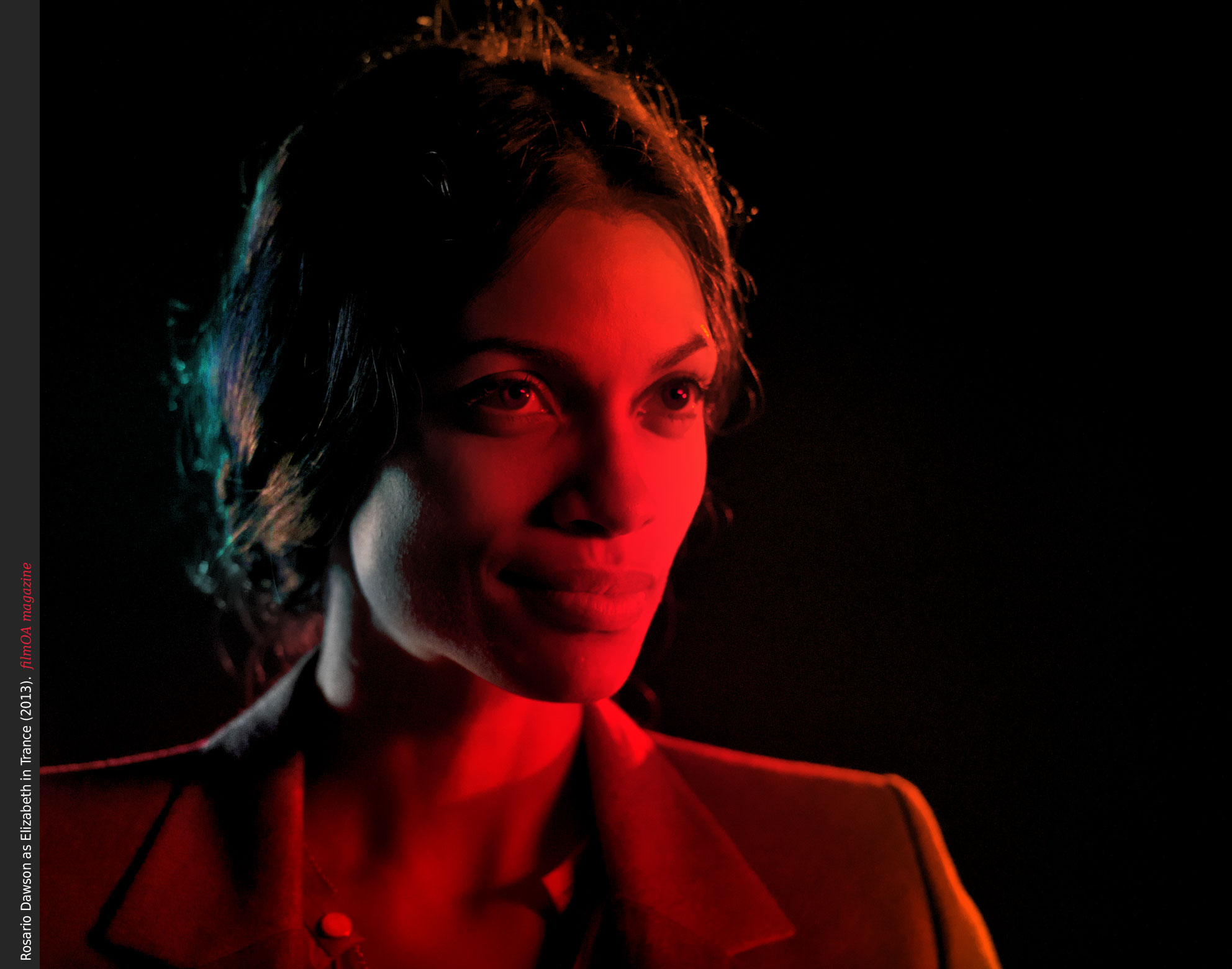 Rosario Dawson as Elizabeth in Trance art poster filmOA