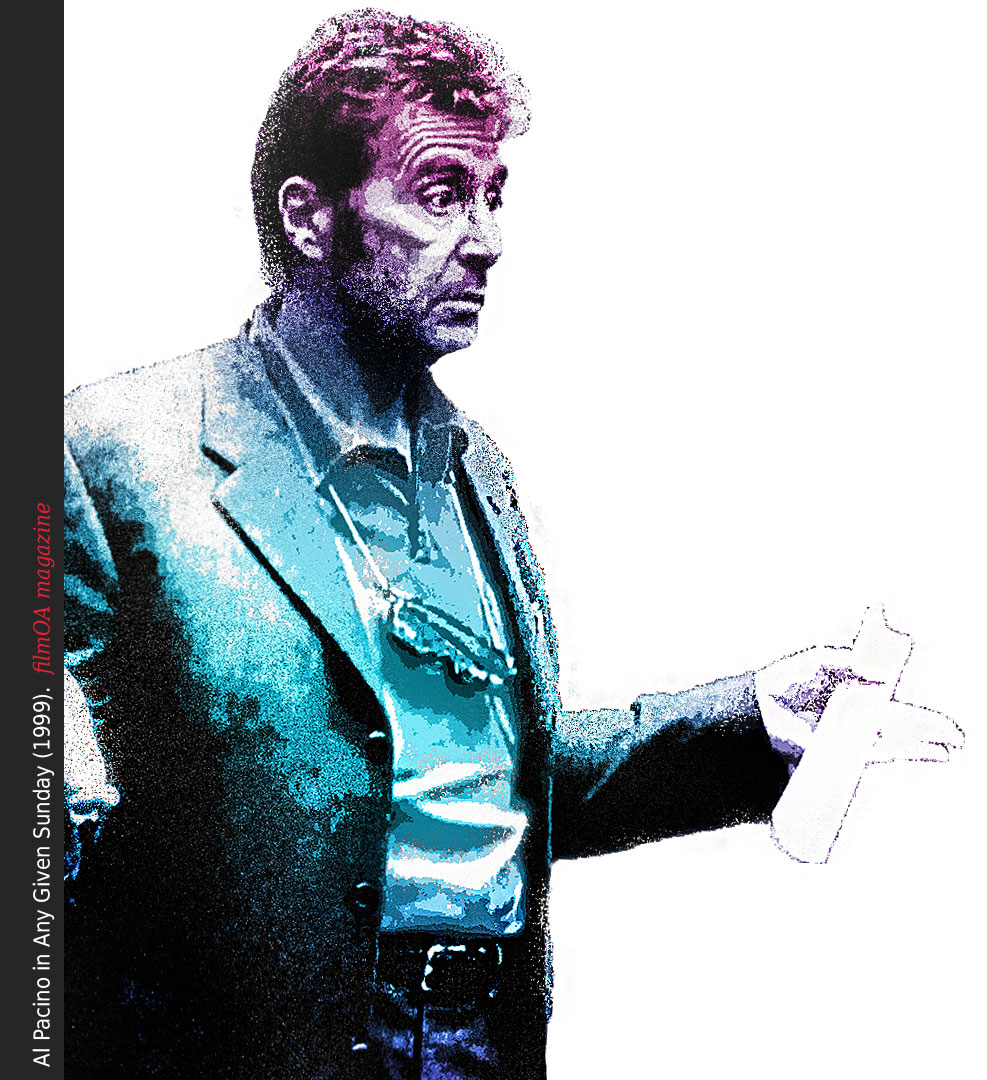 Al Pacino Any Given Sunday poster art trainer speech
