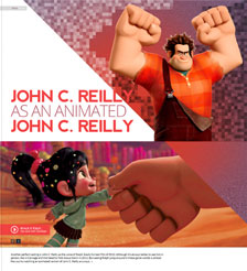John C. Reilly as an animated John C. Reilly in Wreck-It Ralph