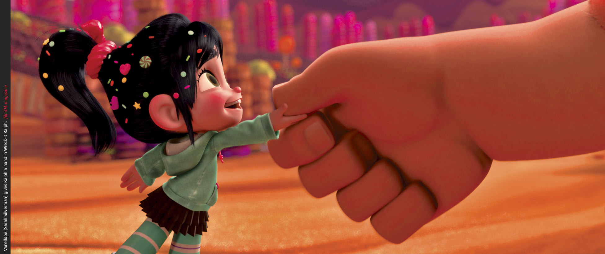 Wreck it Ralph little girl big huge hand