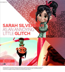 Sarah Silverman as an annoying little glitch