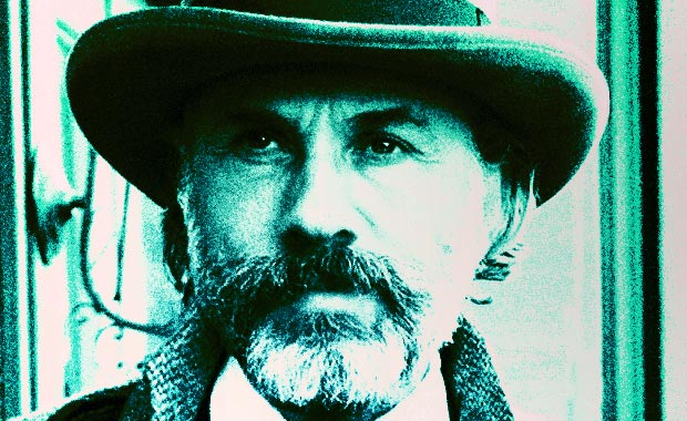Christoph Waltz cowboy hat green Django Unchained