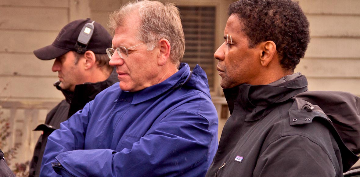 Robert Zemeckis and Denzel Washington Flight film gallery