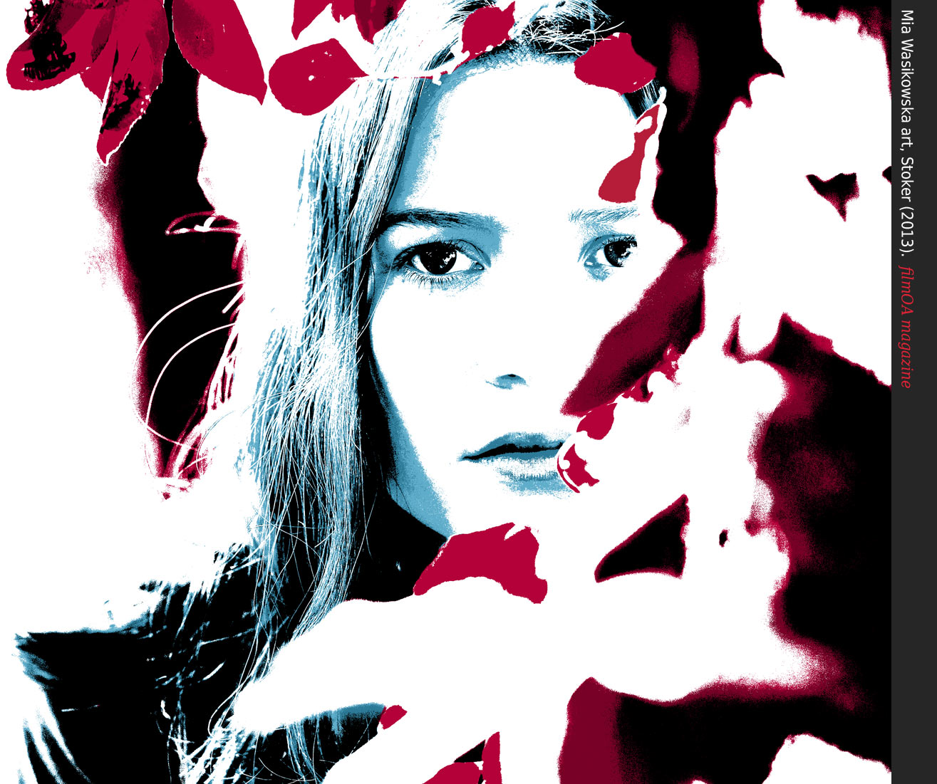 Mia Wasikowska art poster Stoker filmOA