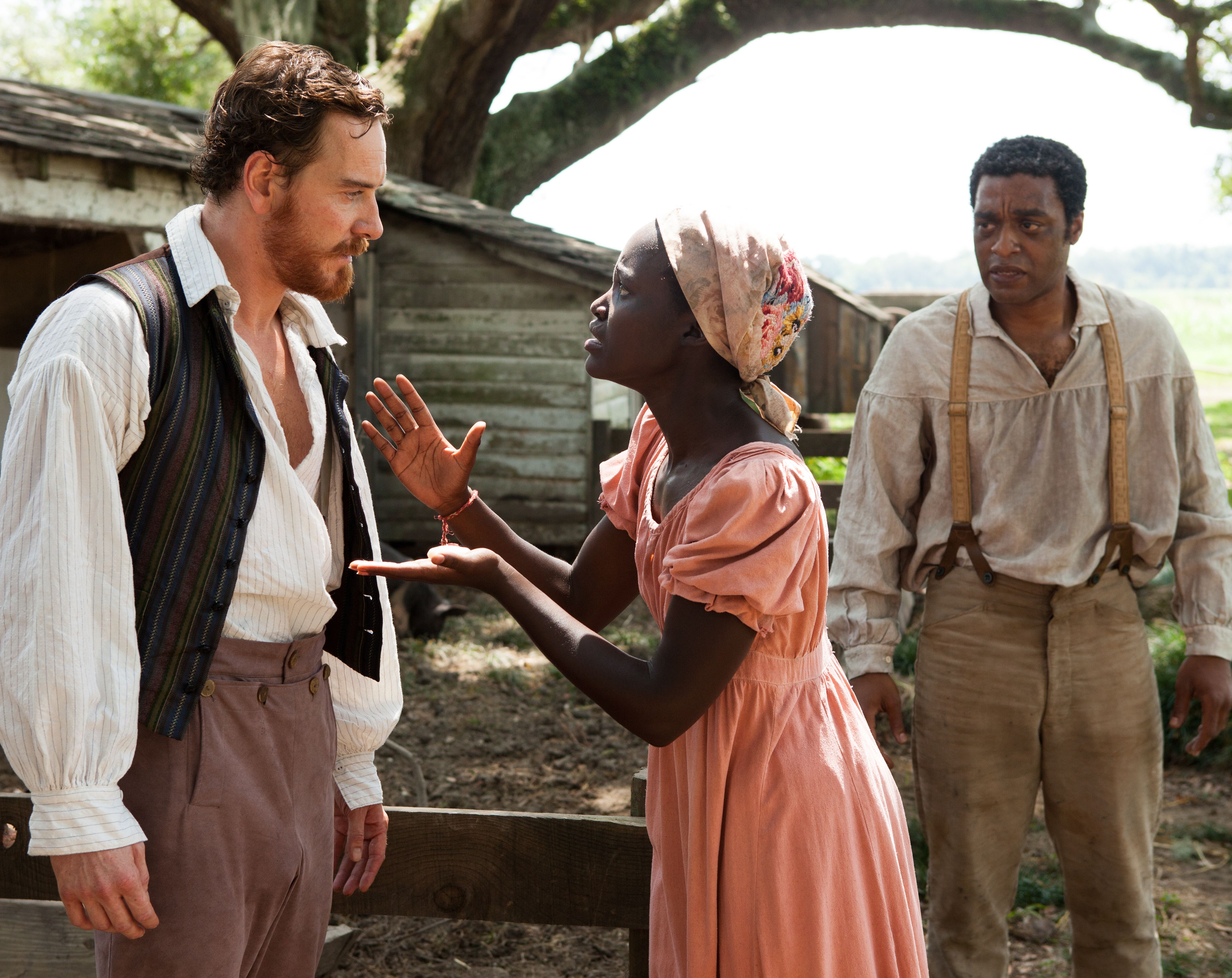 Woman begs Michael Fassbender in 12 Years A Slave