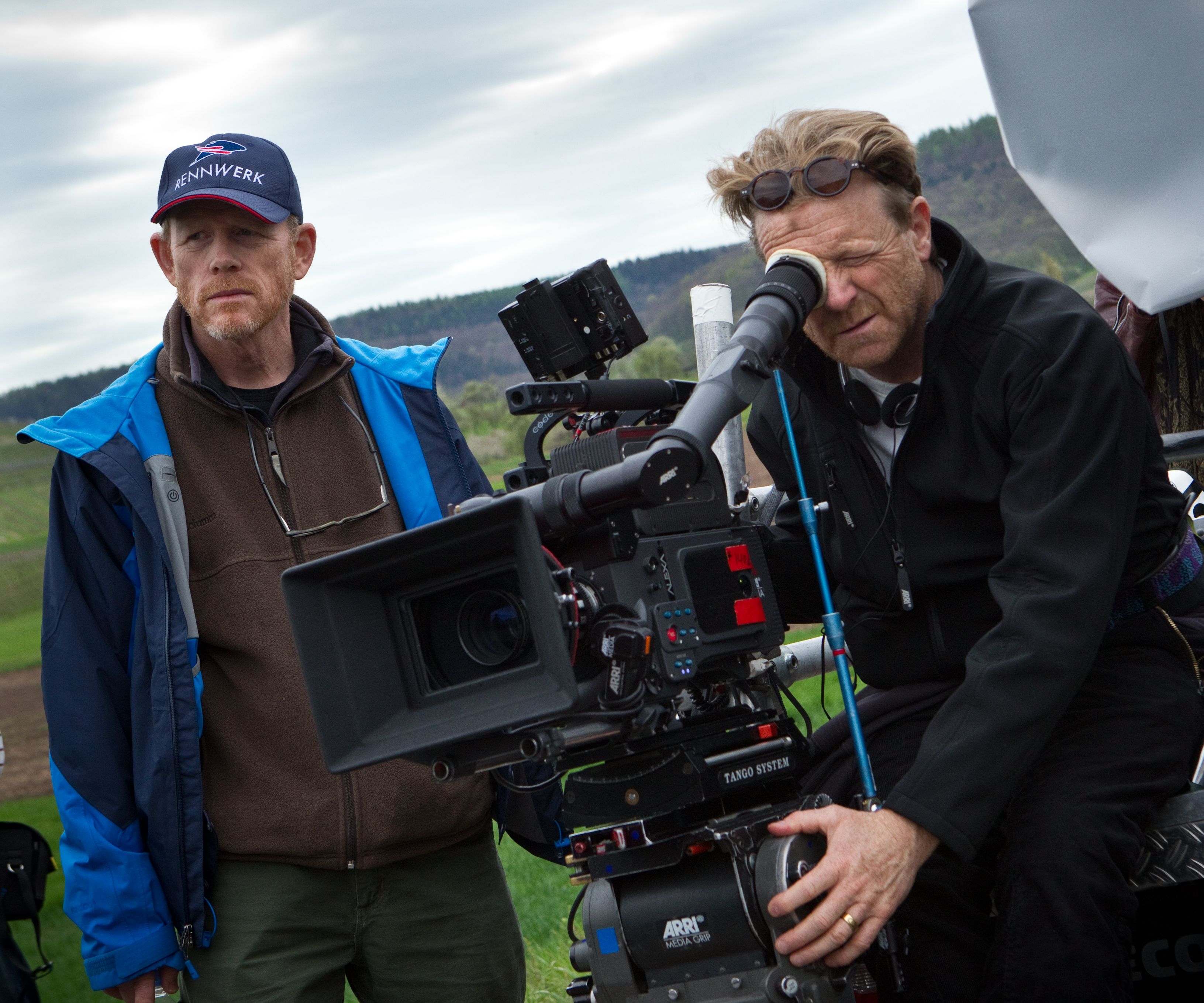 Ron Howard filming Rush