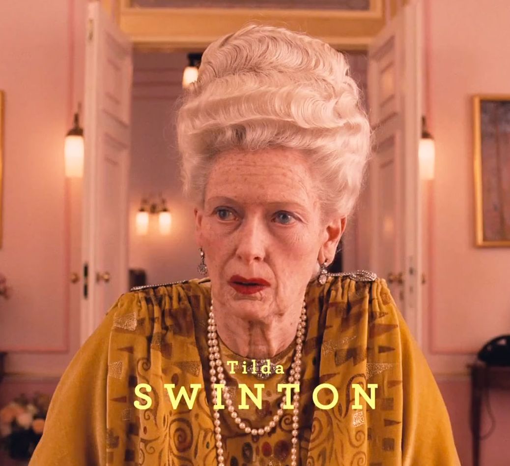 Look at that! Tilda Swinton in The Grand Budapest Hotel