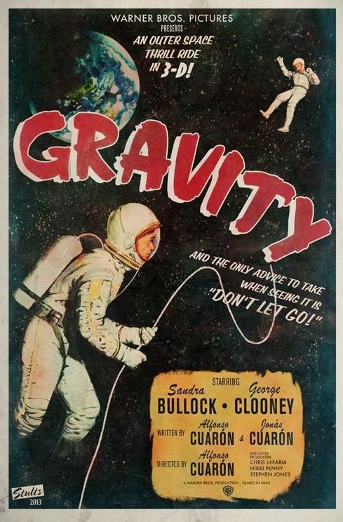 Gravity vintage poster