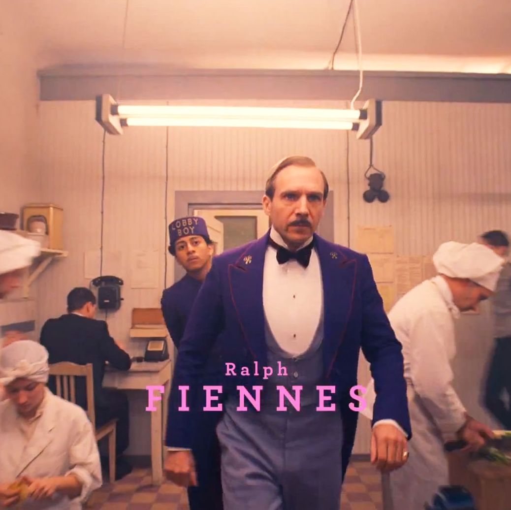 Ralph Fiennes in The Grand Budapest Hotel