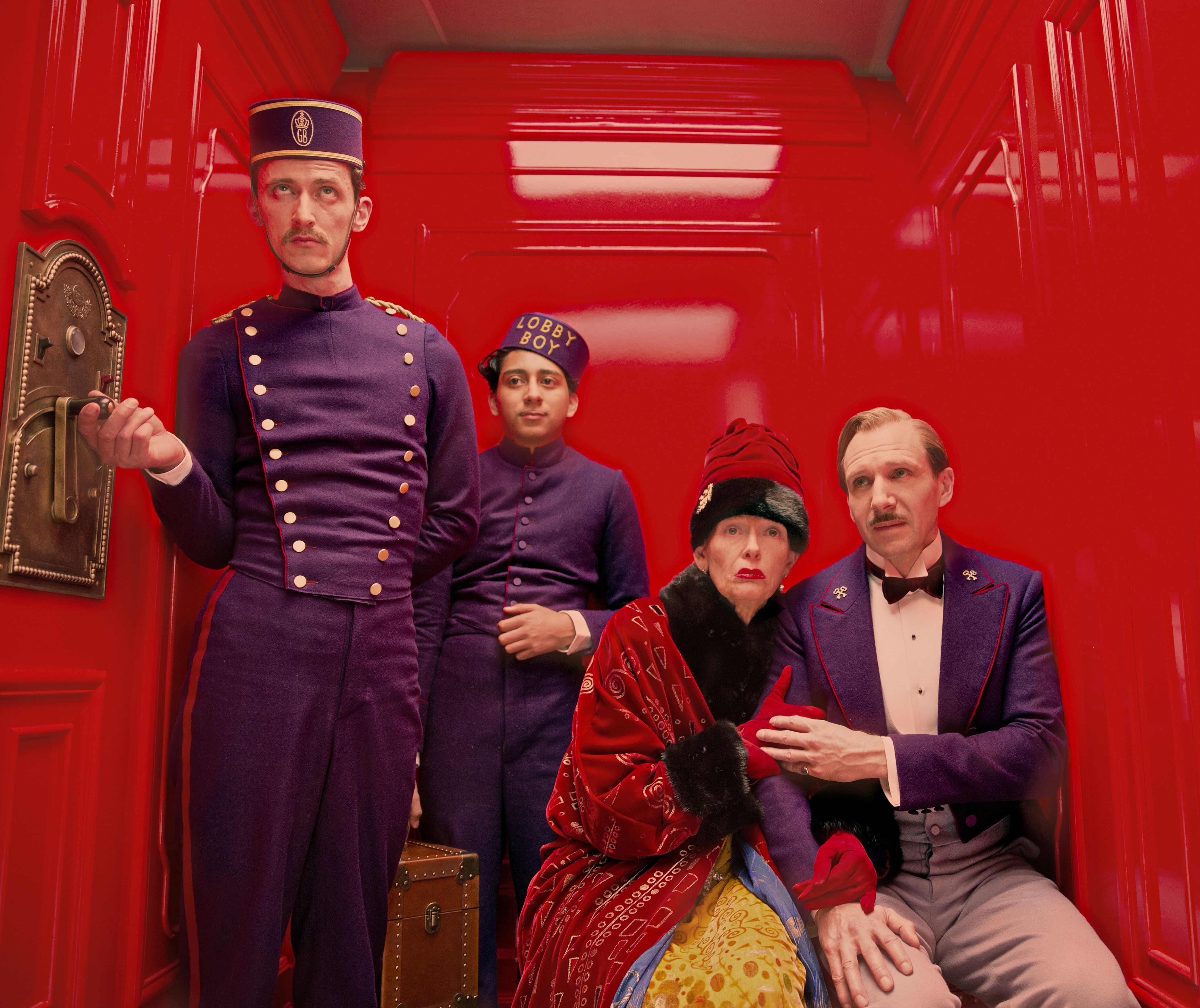 Bold colors in Wes Anderson&#039;s The Grand Budapest Hotel