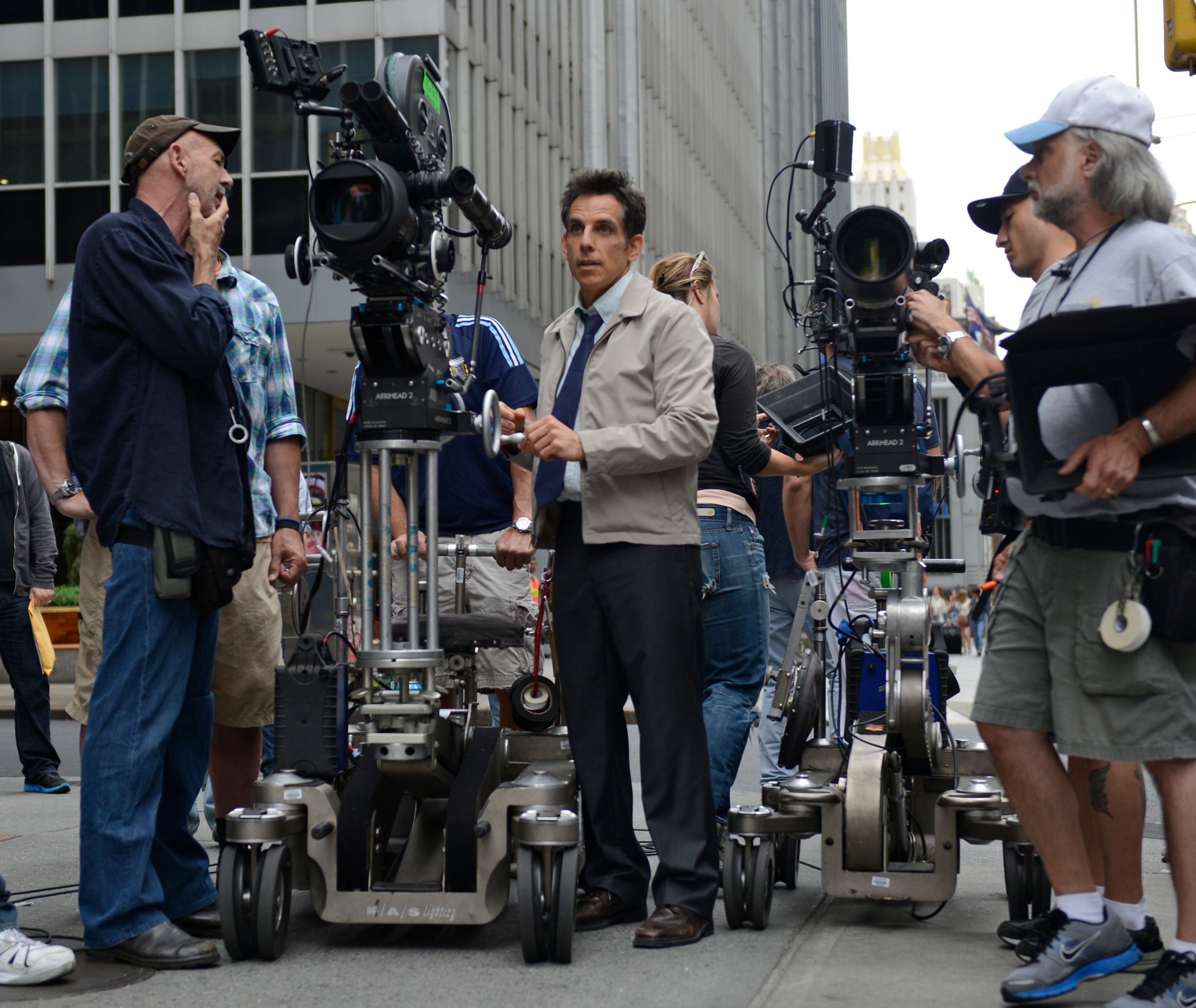 Ben Stiller directing