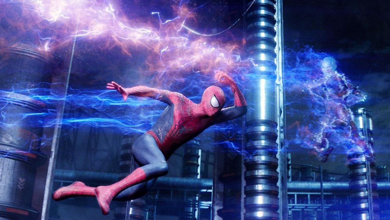 Spider-Man and Electro in battle!