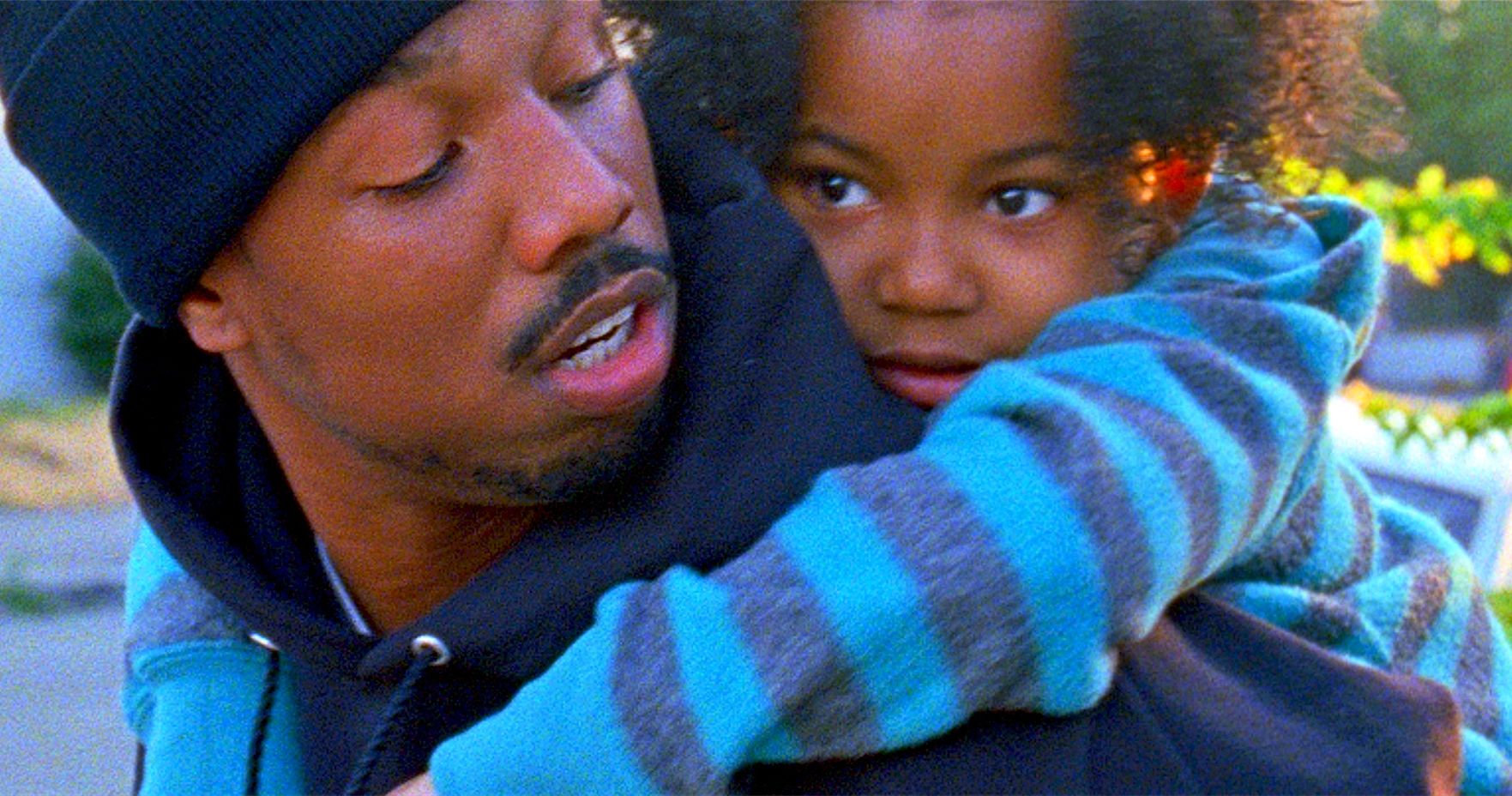 Oscar Grant and his daughter in Fruitvale Station