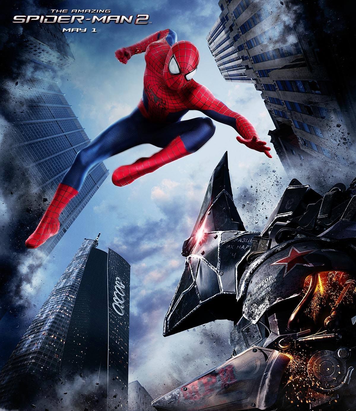 The Rhino in a New The Amazing Spider-Man 2 Promo Image