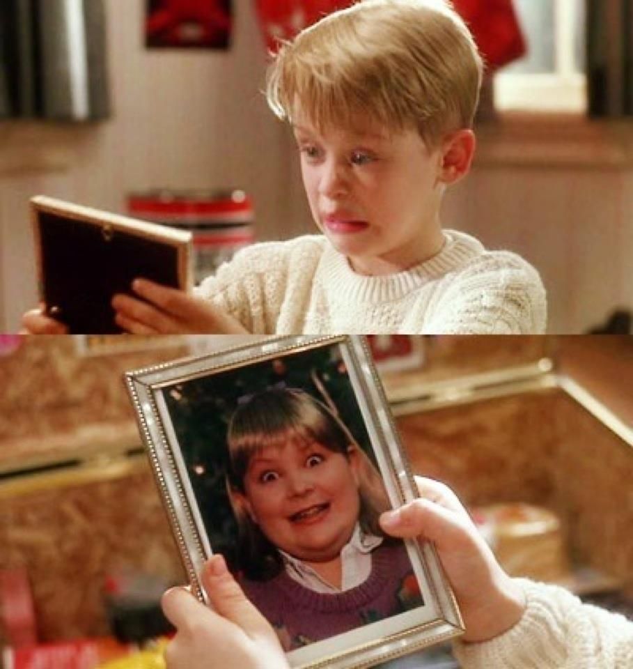 The picture of Buzz&#039;s girlfriend in Home Alone, is actually 