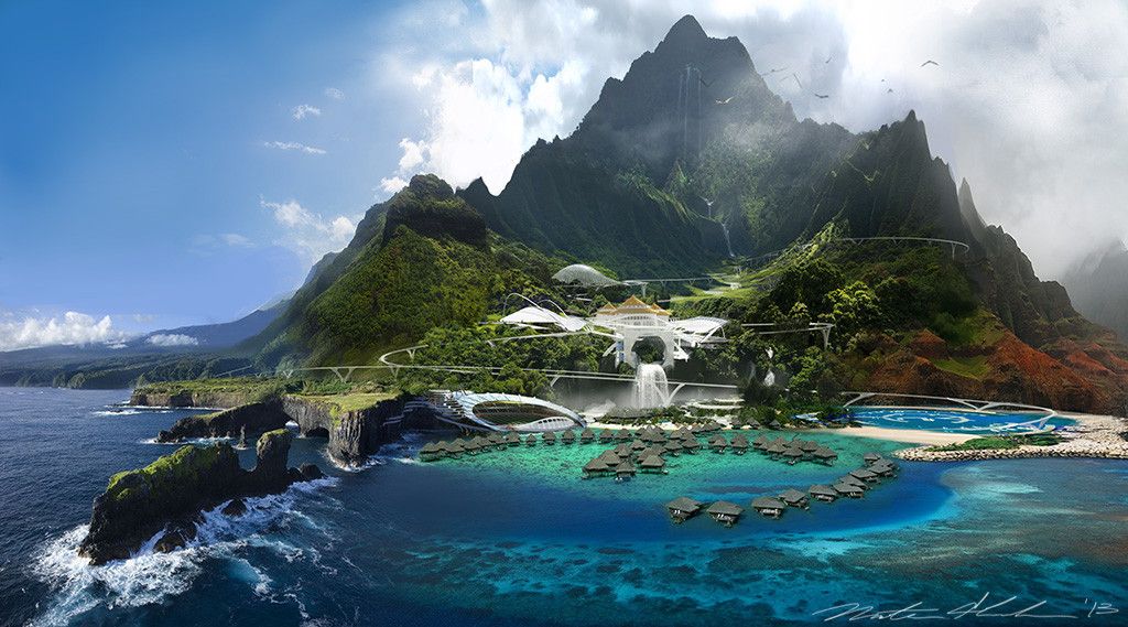 Jurassic World concept art