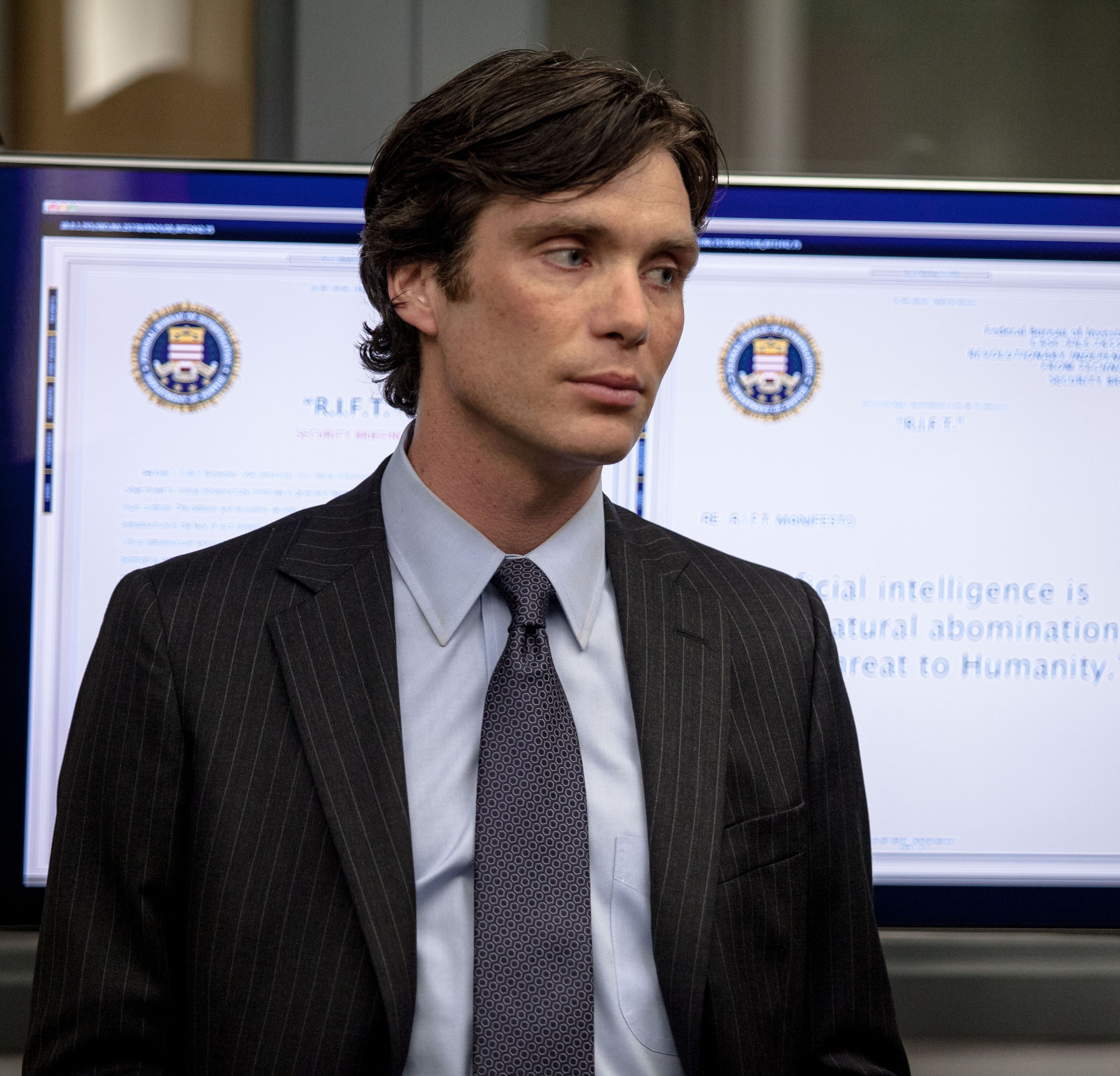 Cillian Murphy as Agent Buchanan in Transcendence