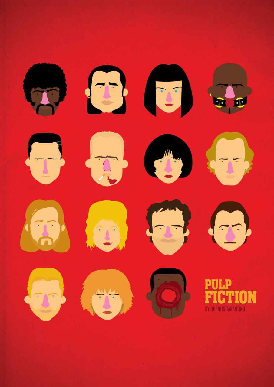 Pulp Fiction Minimal Movie Poster #2