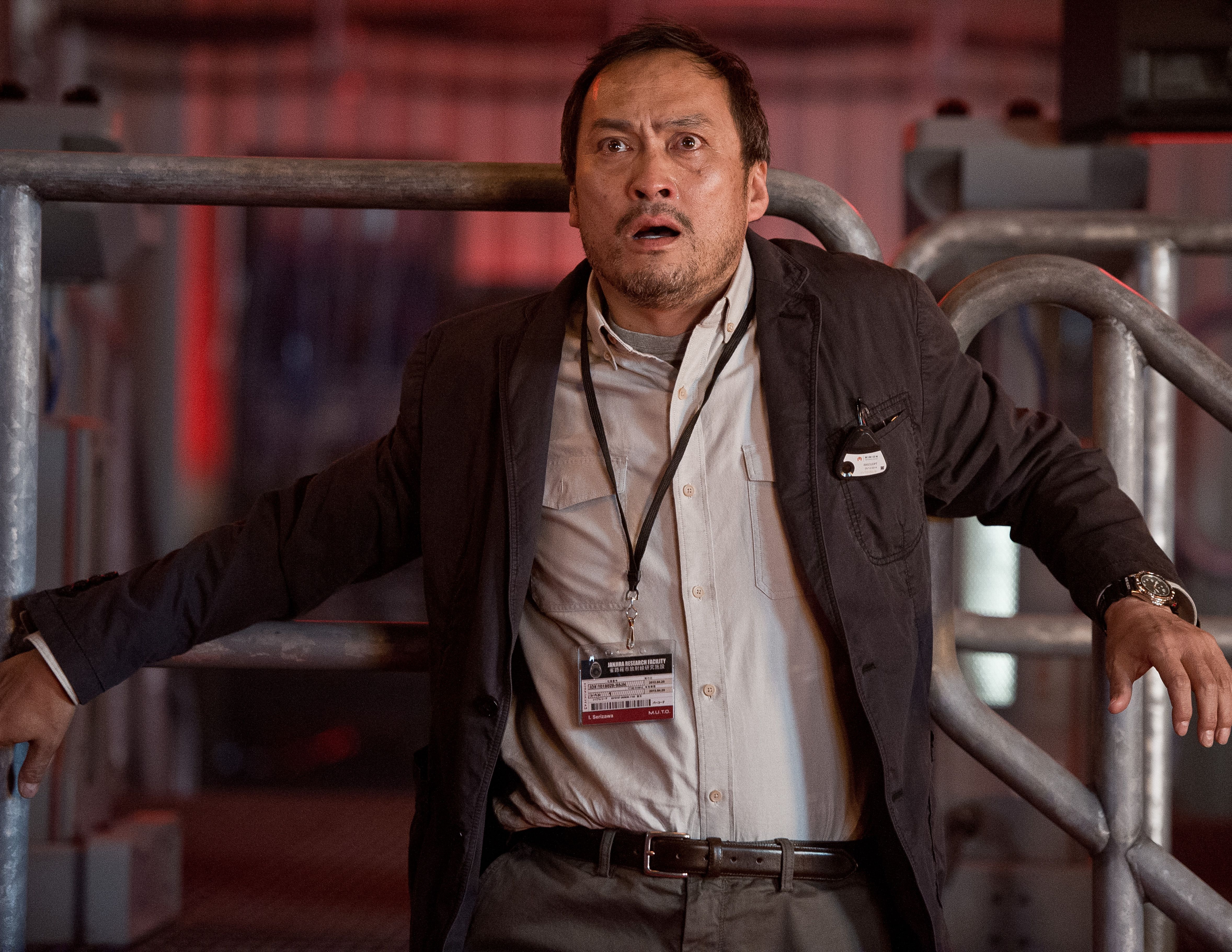 Ken Watanabe overwhelmed in Godzilla