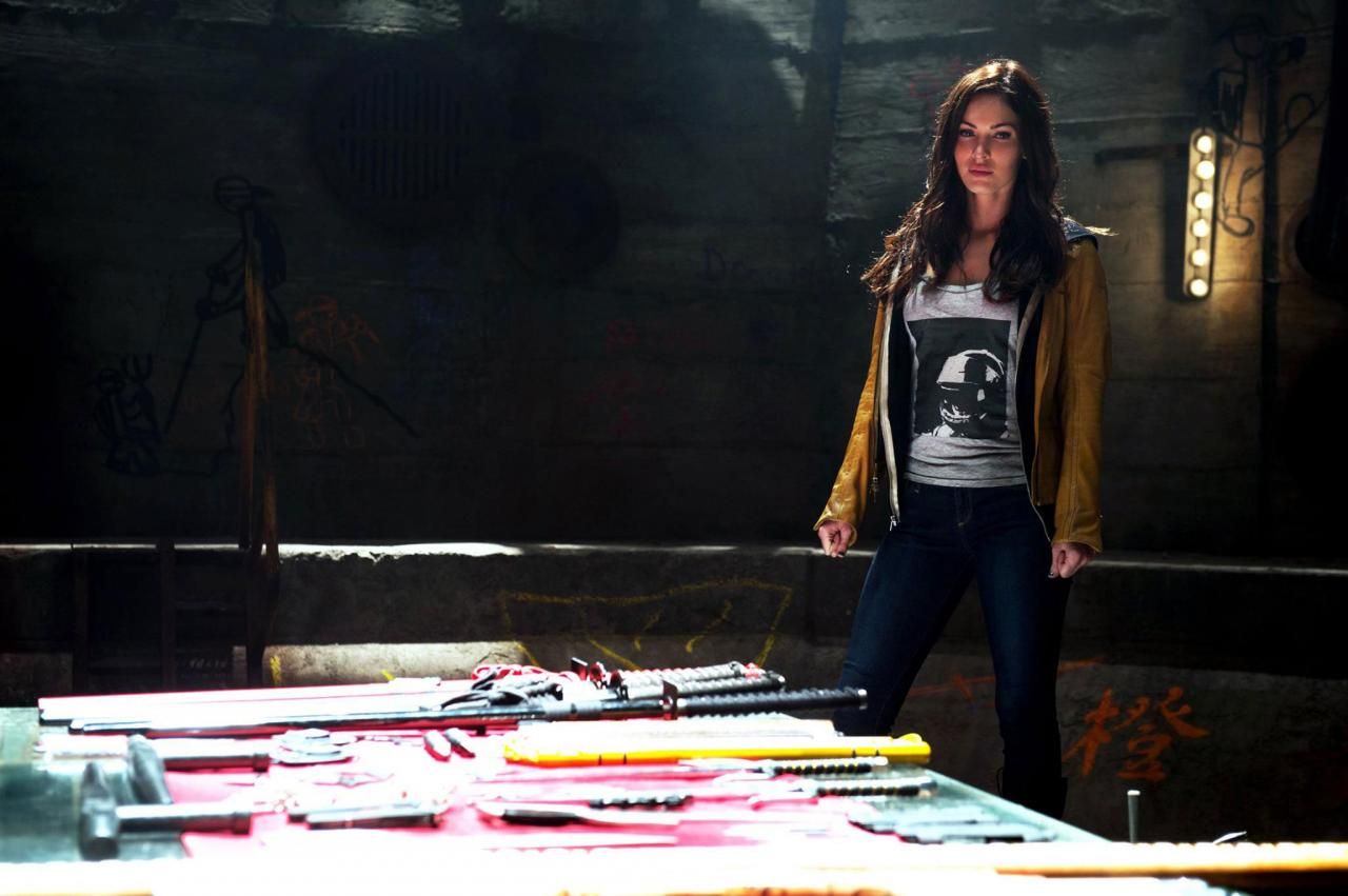 Megan Fox as April O&#039;Neill in Teenage Mutant Ninja Turtles