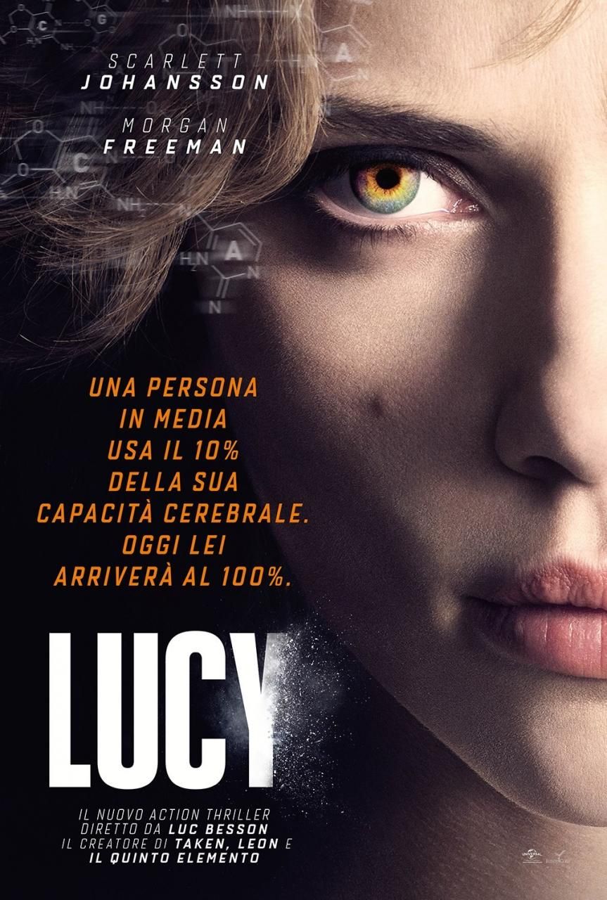 New International Poster for Luc Besson's, Lucy