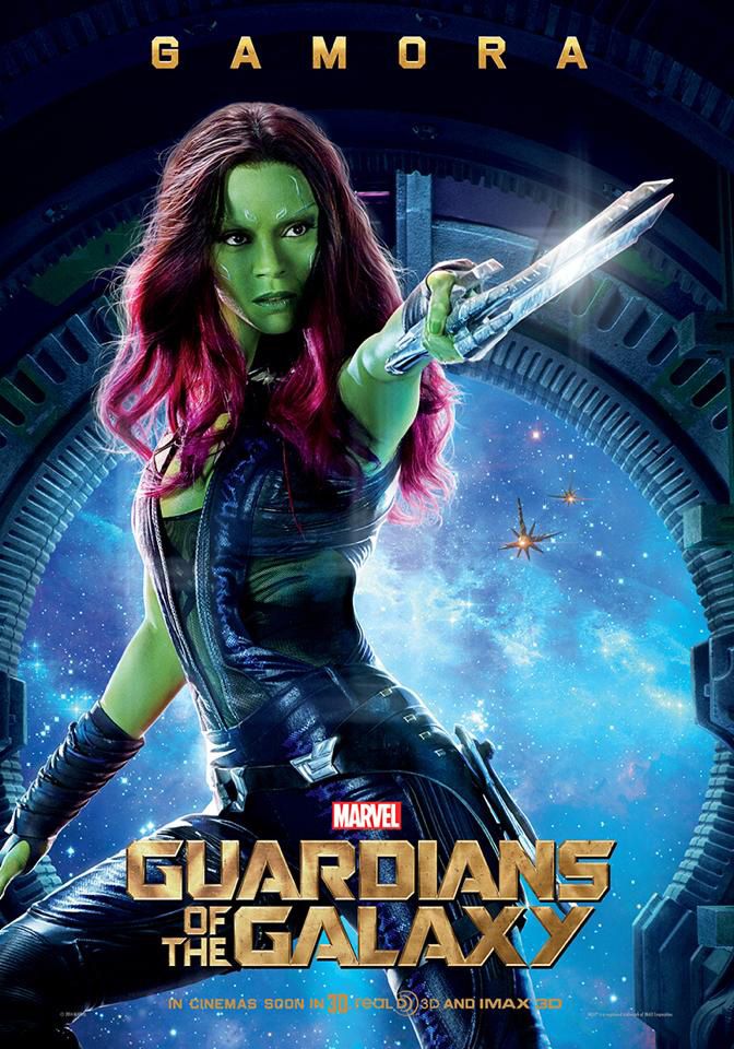 New Guardians of the Galaxy Gamora Poster