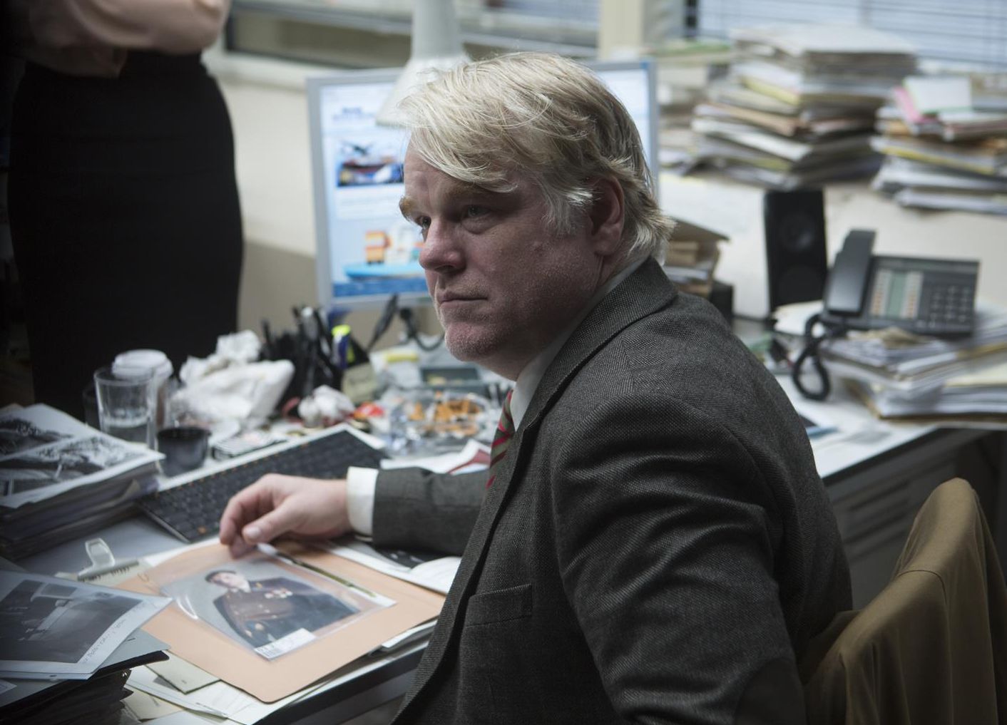 Philip Seymour Hoffman as the german Günther Bachmann