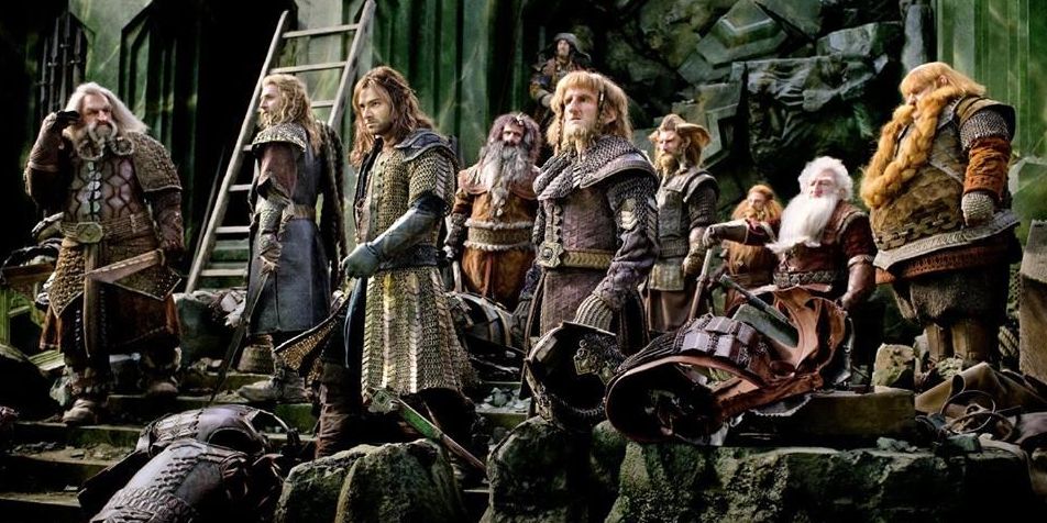 The dwarfs in The Hobbit: The Battle of the Five Armies