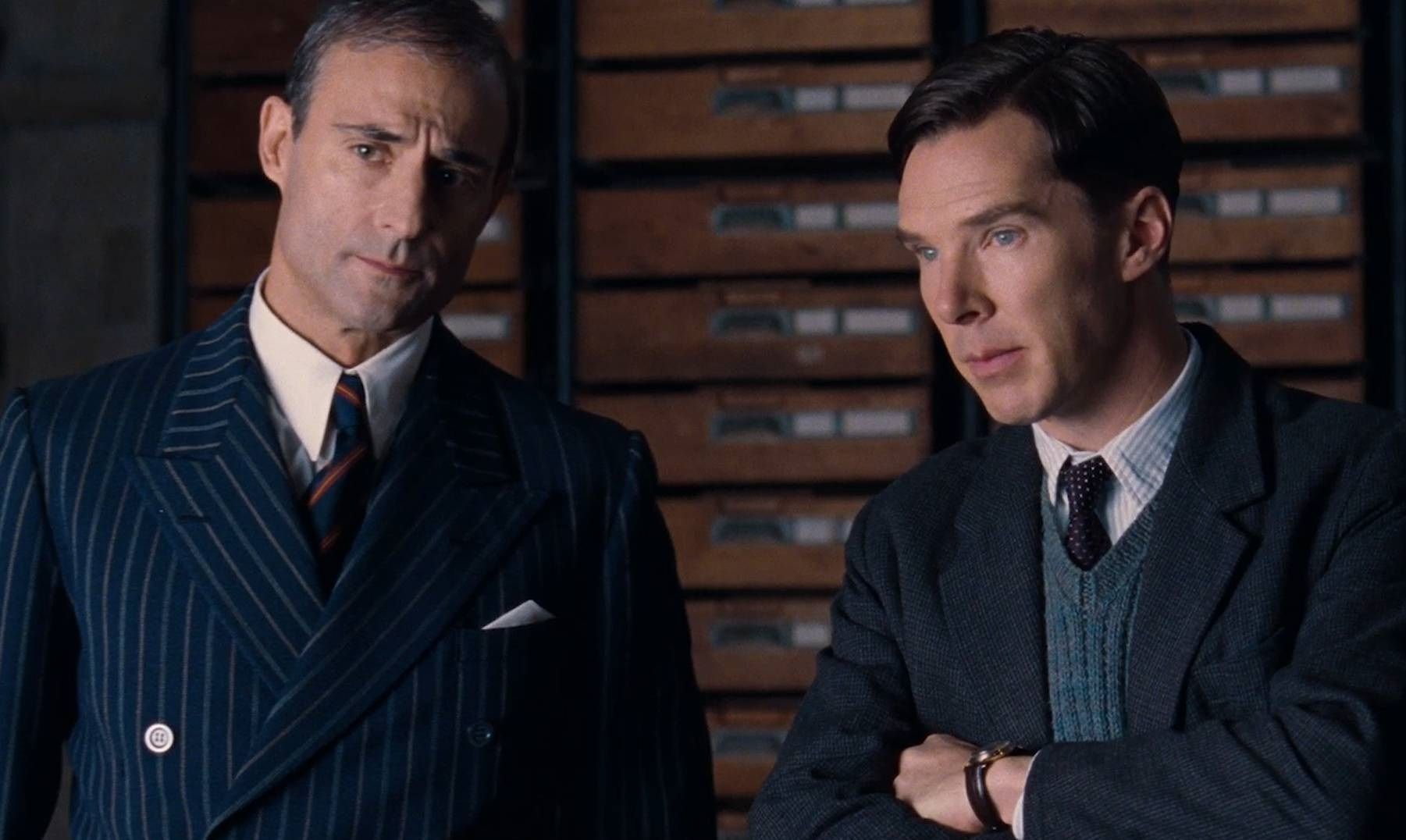 Mark Strong and Benedict Cumberbatch