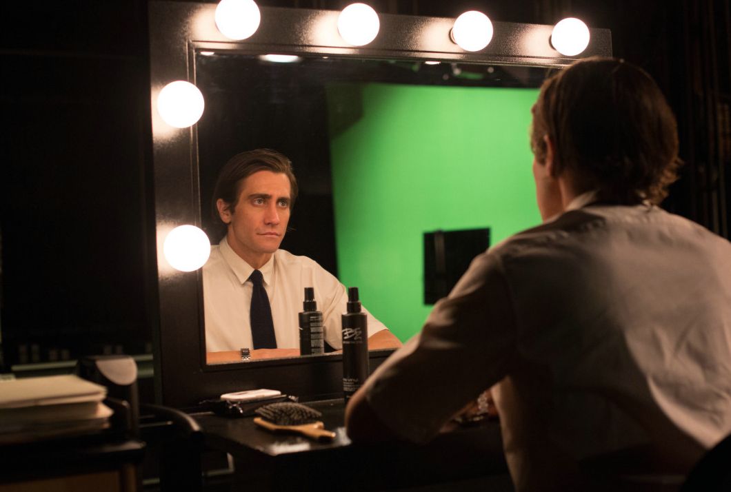 Jake Gyllenhaal and his Hollywood mirror in Nightcrawler