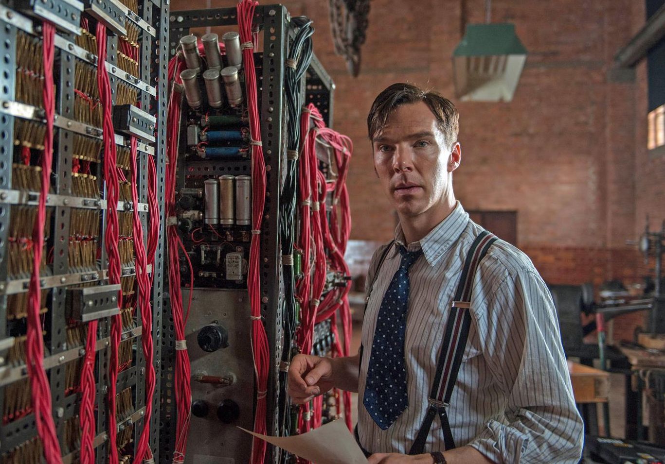 Benedict Cumberbatch helps crack the Enigma code in The Imit