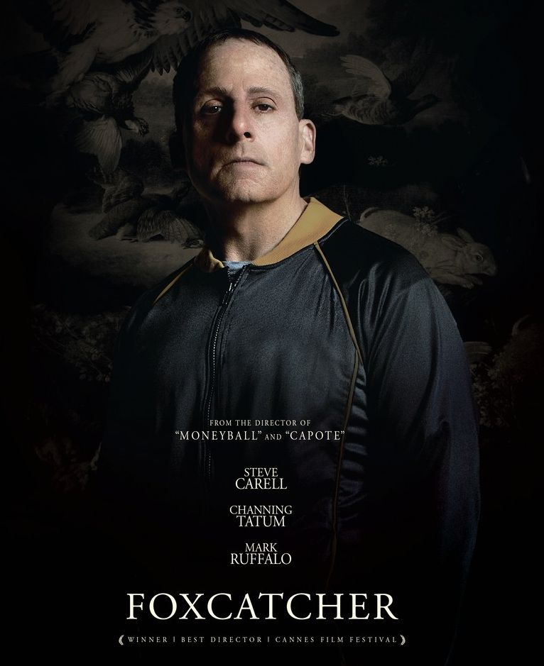 Steve Carell as John du Pont character poster - Foxcatcher