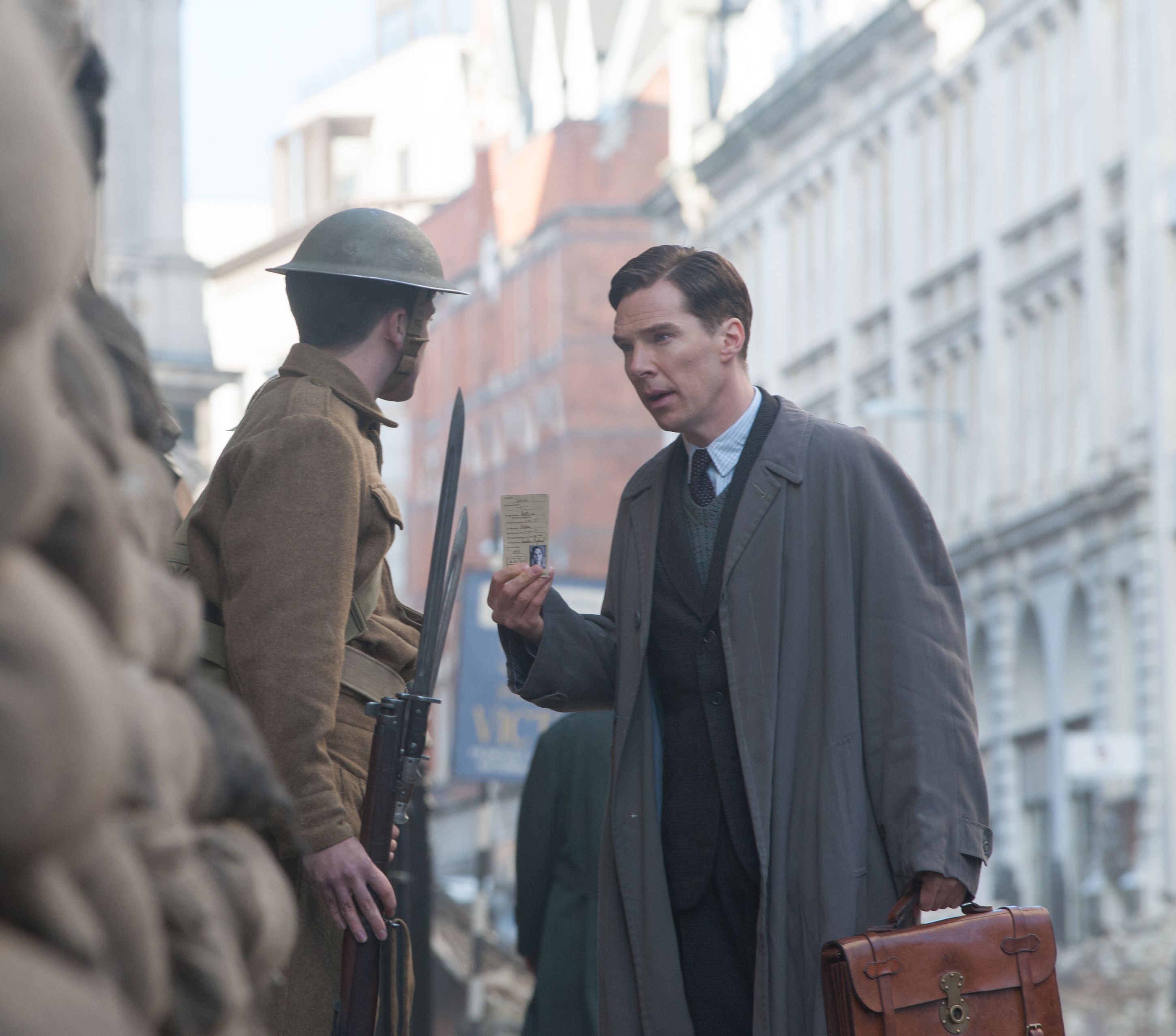 Benedict Cumberbatch during wartime, The Imitation Game