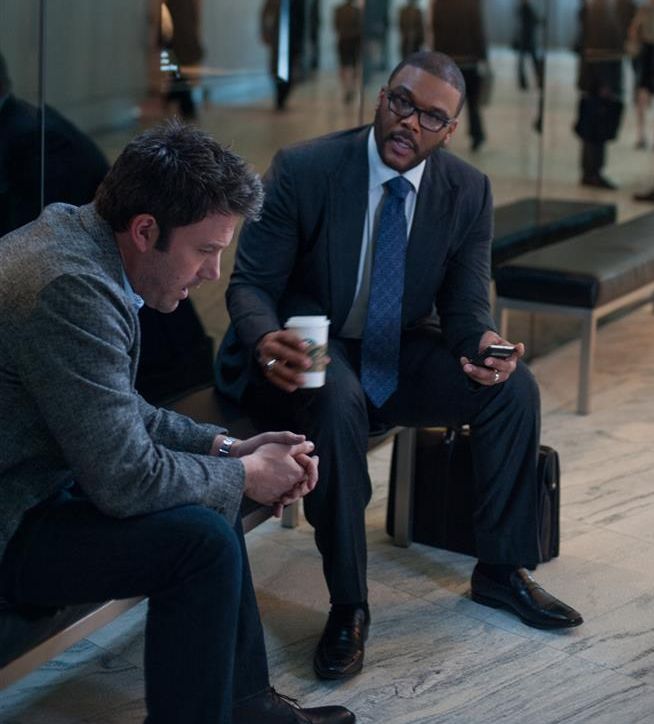 Ben Affleck and Tyler Perry in Gone Girl