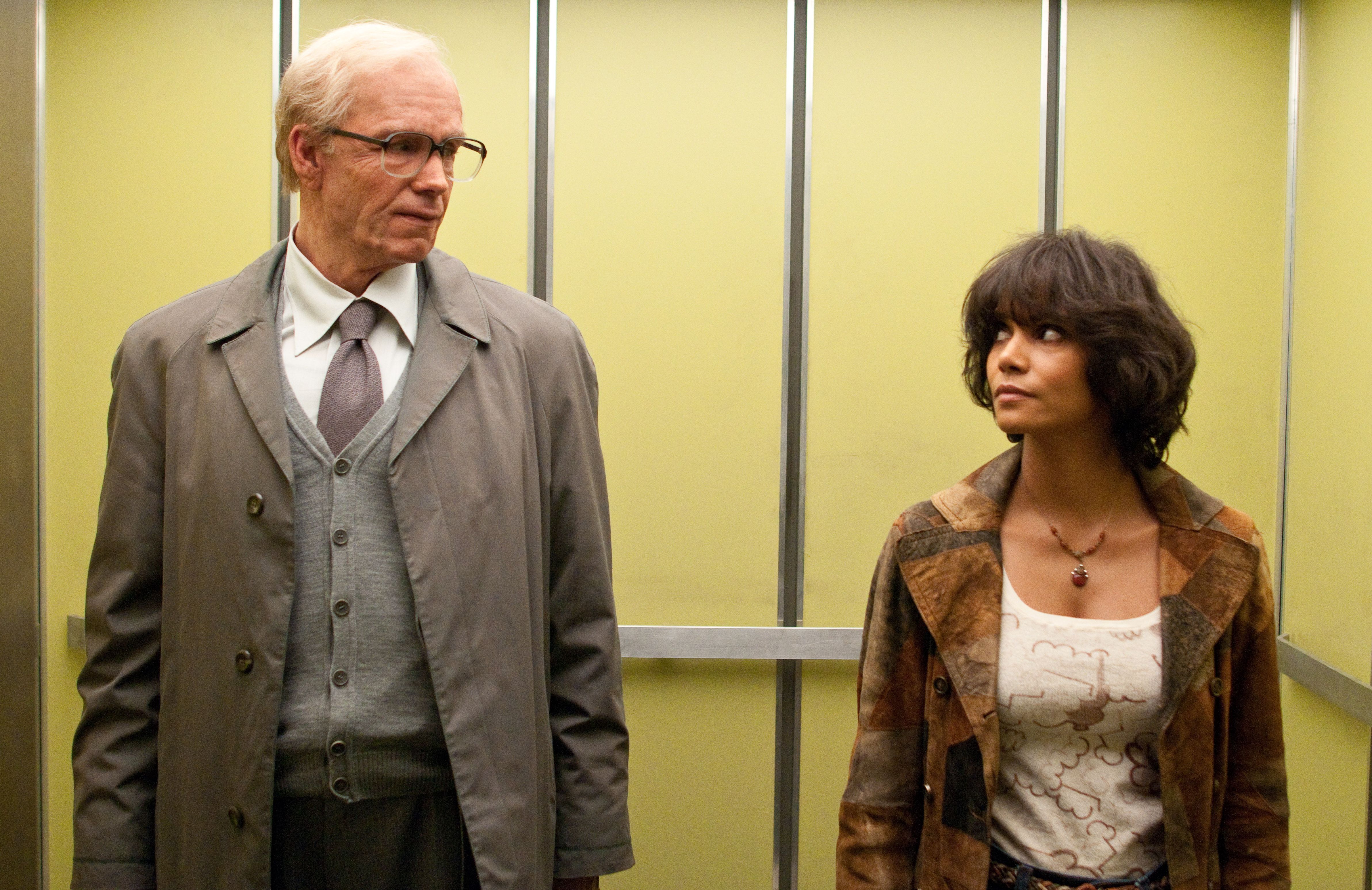 Halle Berry and James D&#039;Arcy as Old Rufus Sixsmith in Cloud 