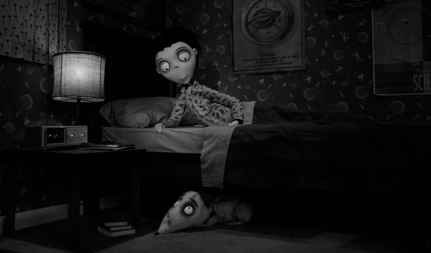 Dog under the bed in Frankenweenie