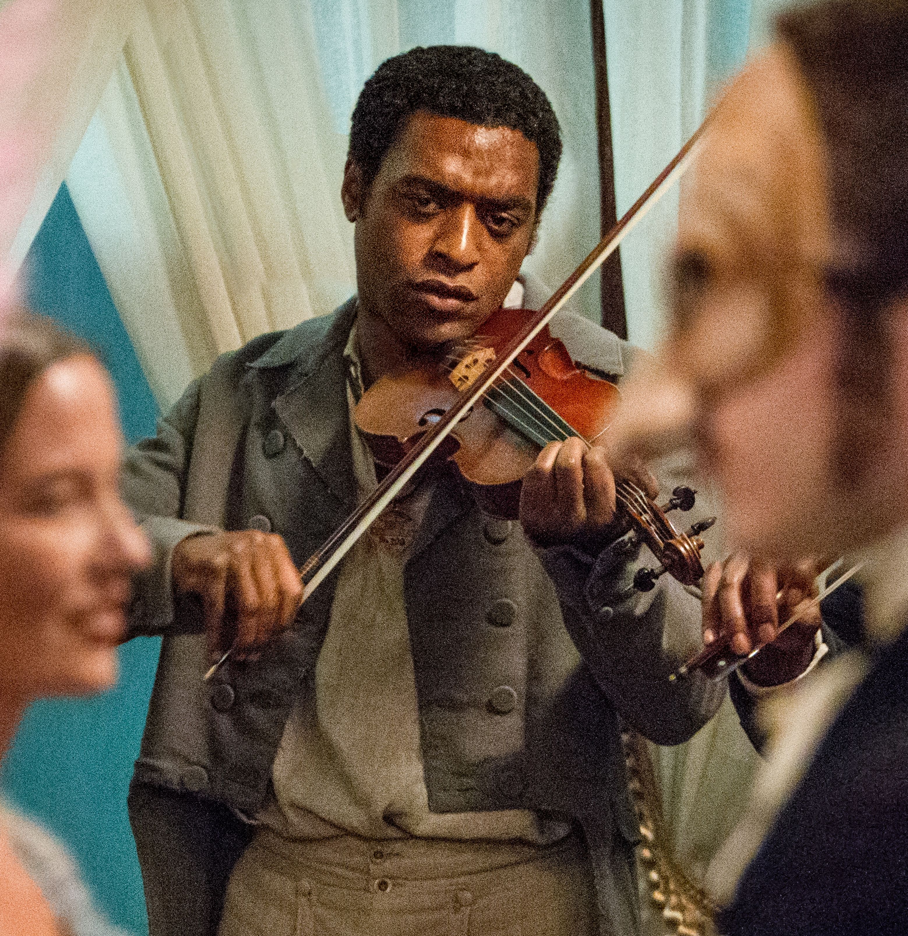 Solomon Northup playing his violin