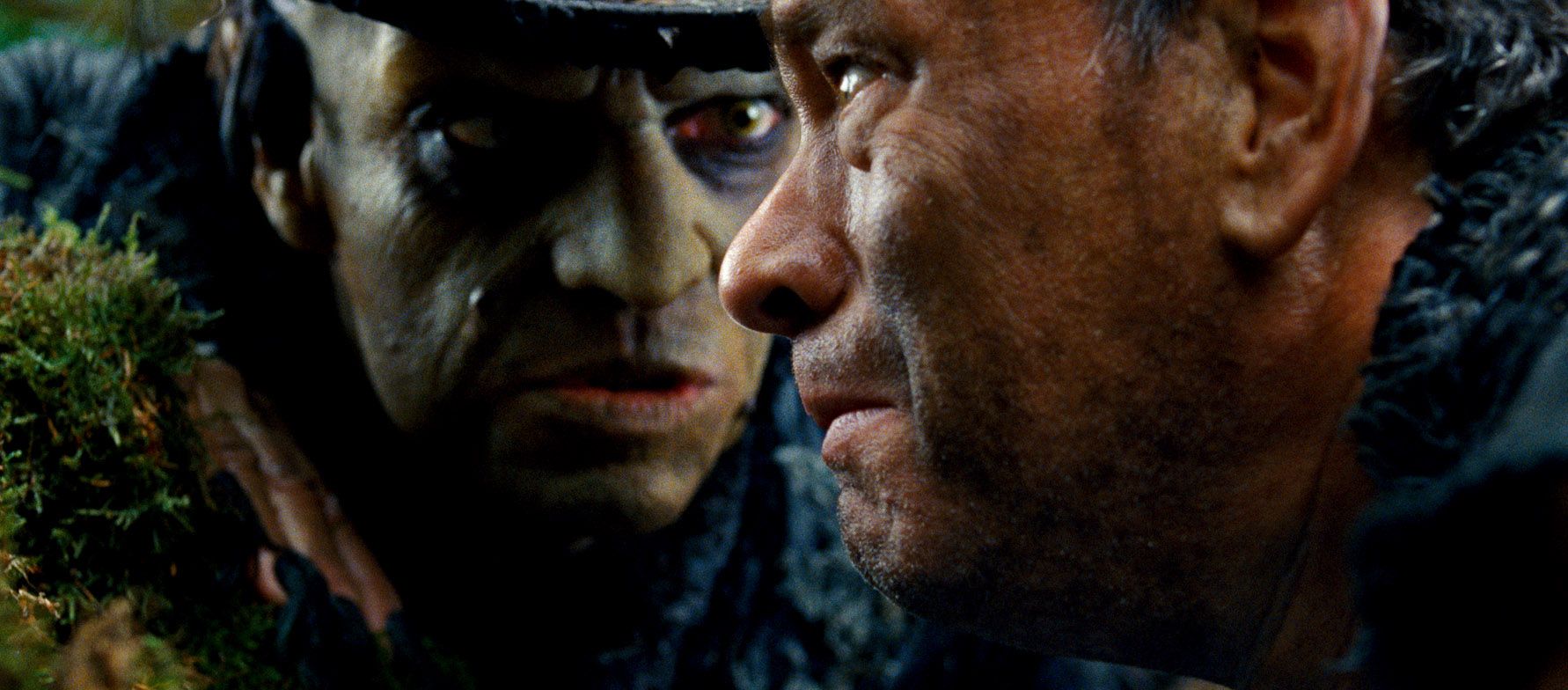 Hugo Weaving scares Tom Hanks in Cloud Atlas