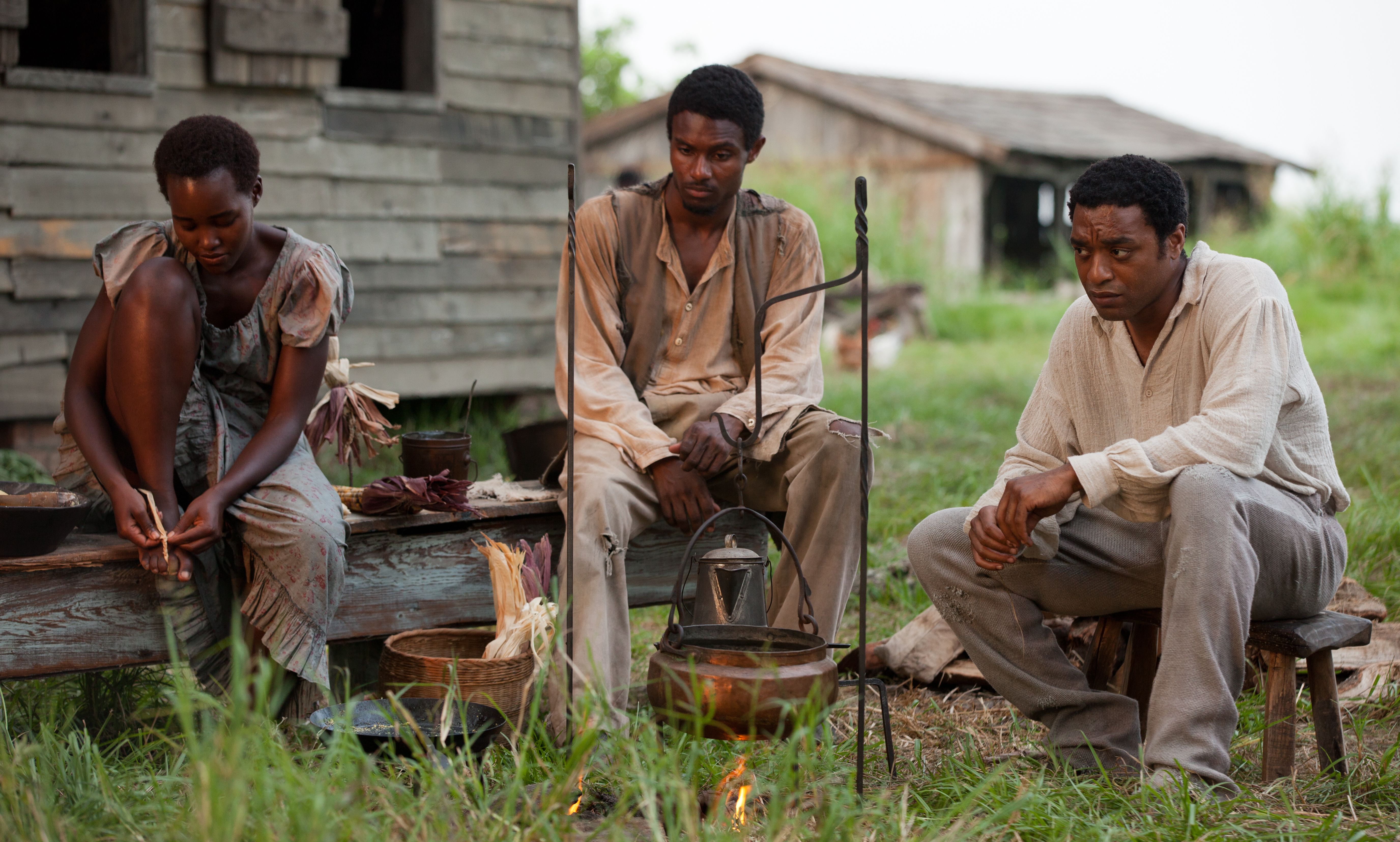 Solomon Northup among other slaves