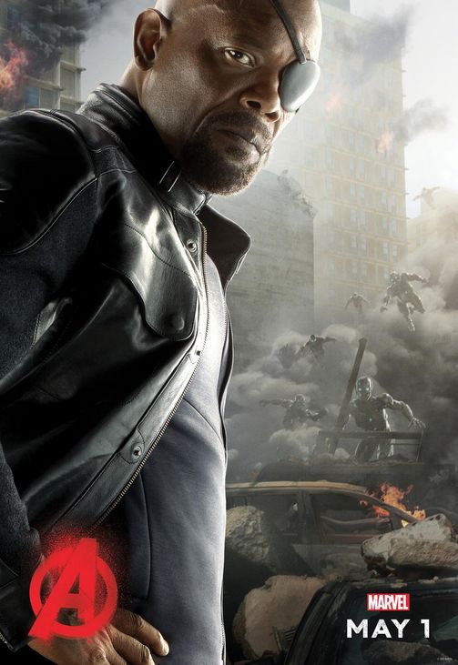 Nick Fury Avengers: Age of Ultron Character Poster