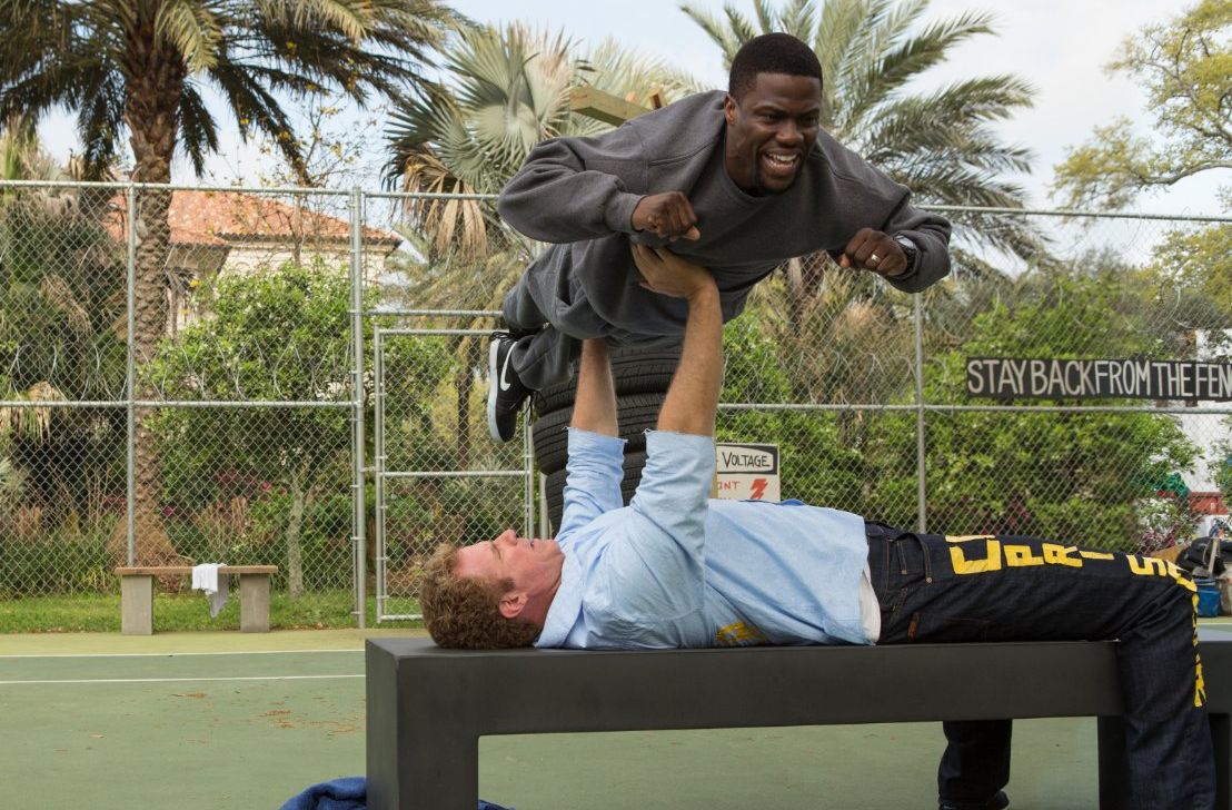 Will Ferrell Bench Presses Kevin Hart