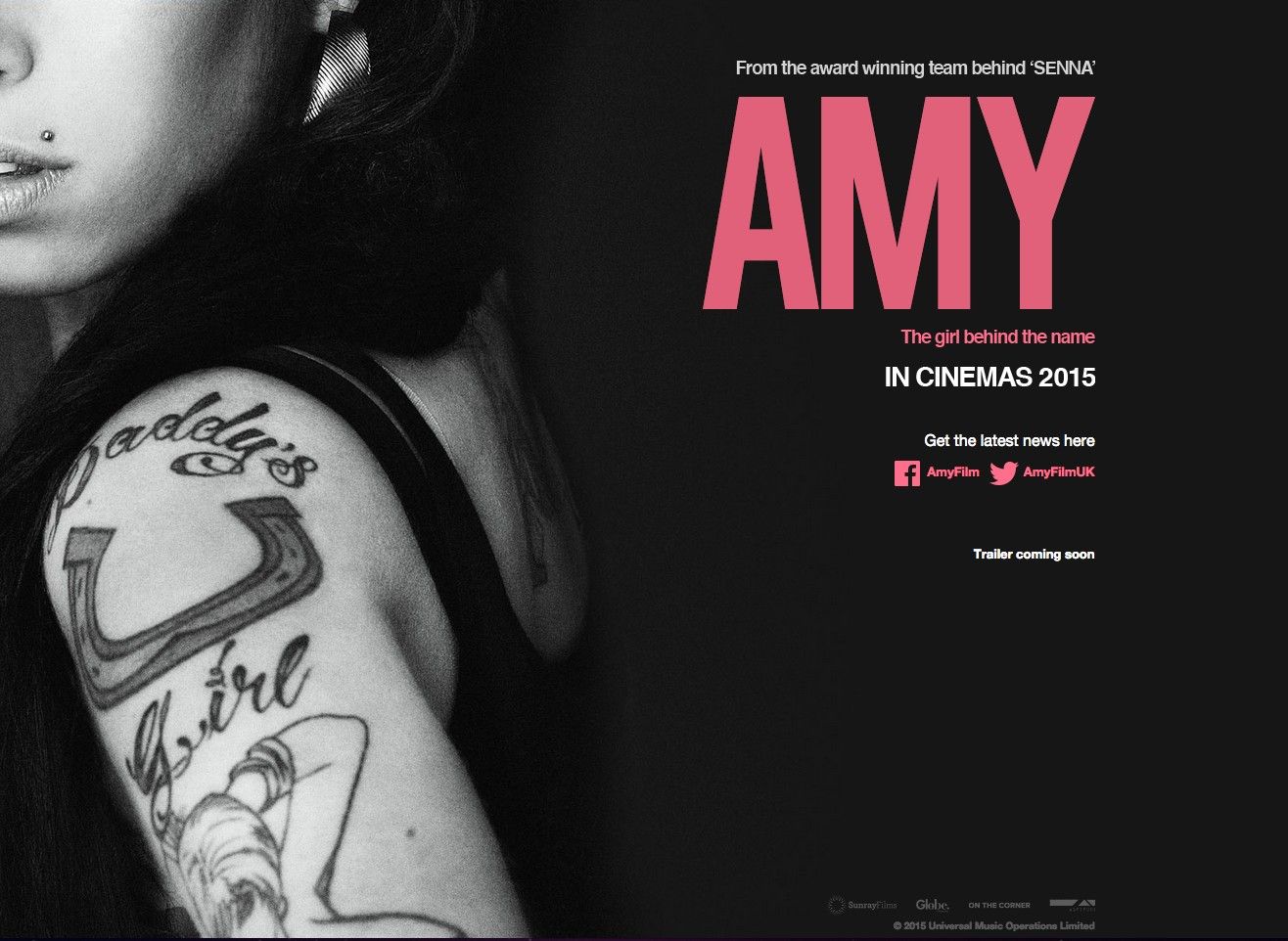 Official Poster for Amy Winehouse Documentary, &#039;Amy&#039;