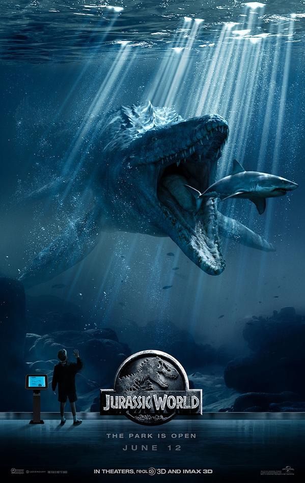 Another New &#039;Jurassic World&#039; Poster Features the Mighty Mosa