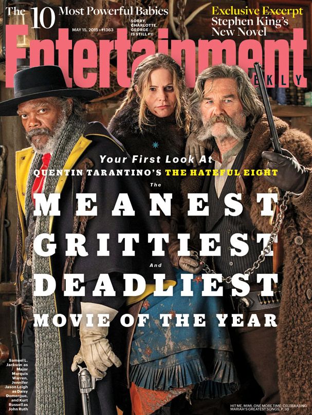 Entertainment Weekly cover takes first look at Quentin Tarantino's western The Hateful Eight